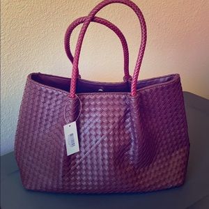 Lulu Dharma Leather Tote